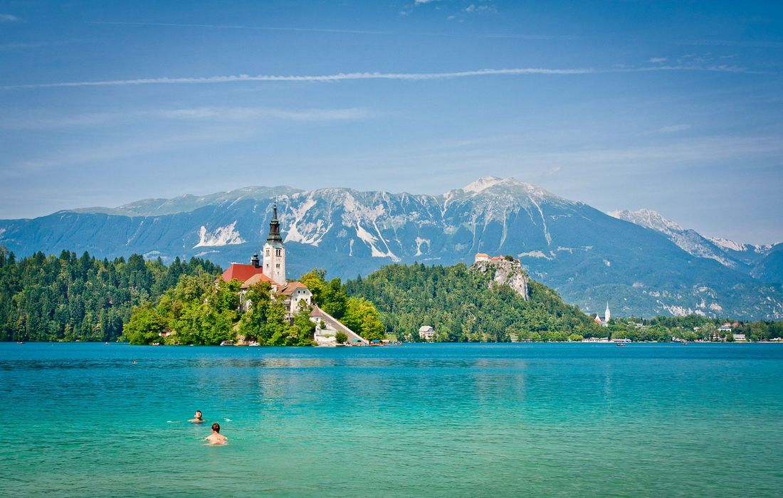 Enchanting alpine Lake Bled